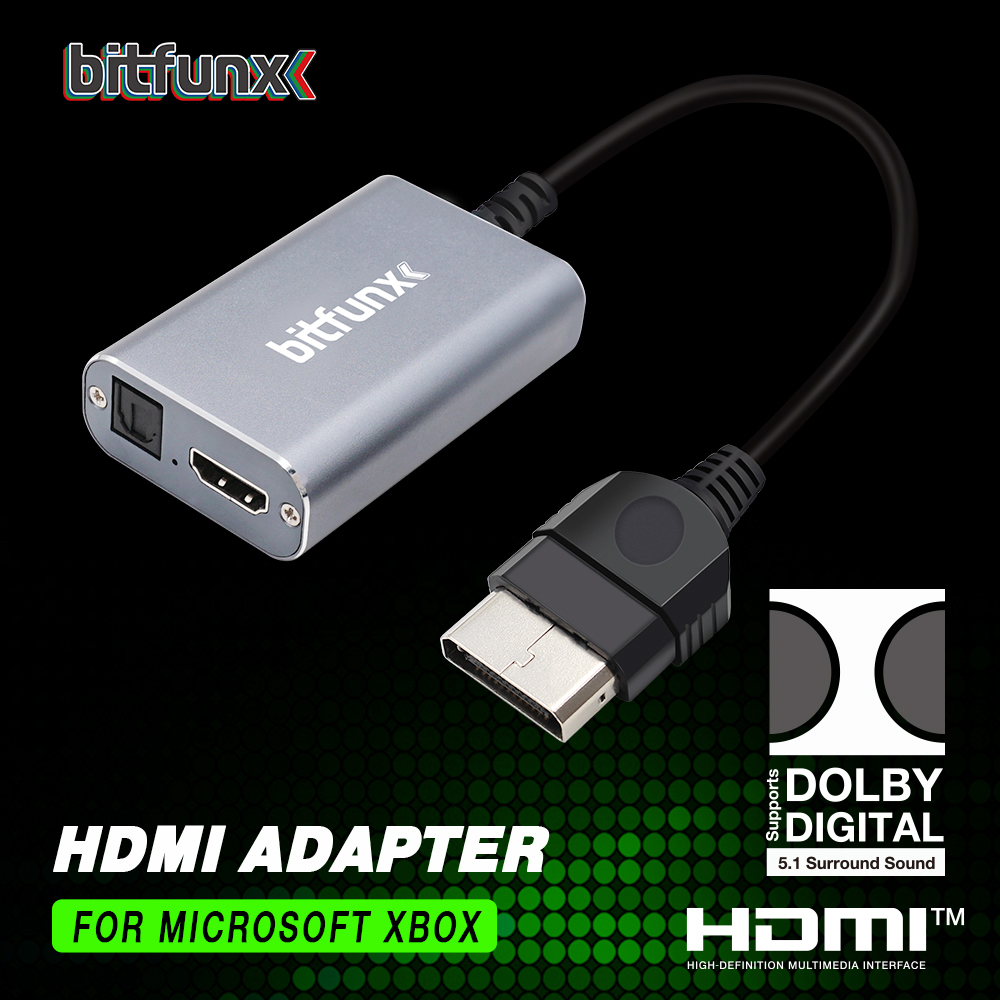 Retro Gaming Xbox - Bitfunx YPBPR в цифровой HDMI ™