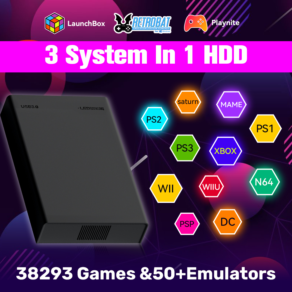 Retro Gaming Xbox - 500G Ретро игровая HDD игровая консоль