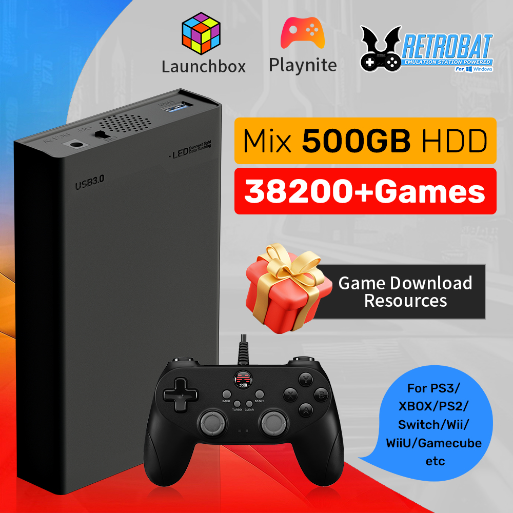 Игровой HDD 500 ГБ Retrobat &  – обзор и цена Retro Gaming Xbox